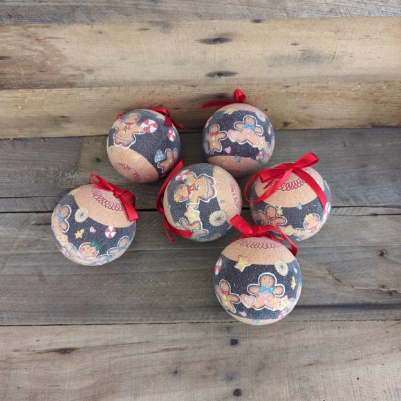 Sugared Frosted Gingerbread Man Glass Ornaments by Dillard's - Picture 1 of 7
